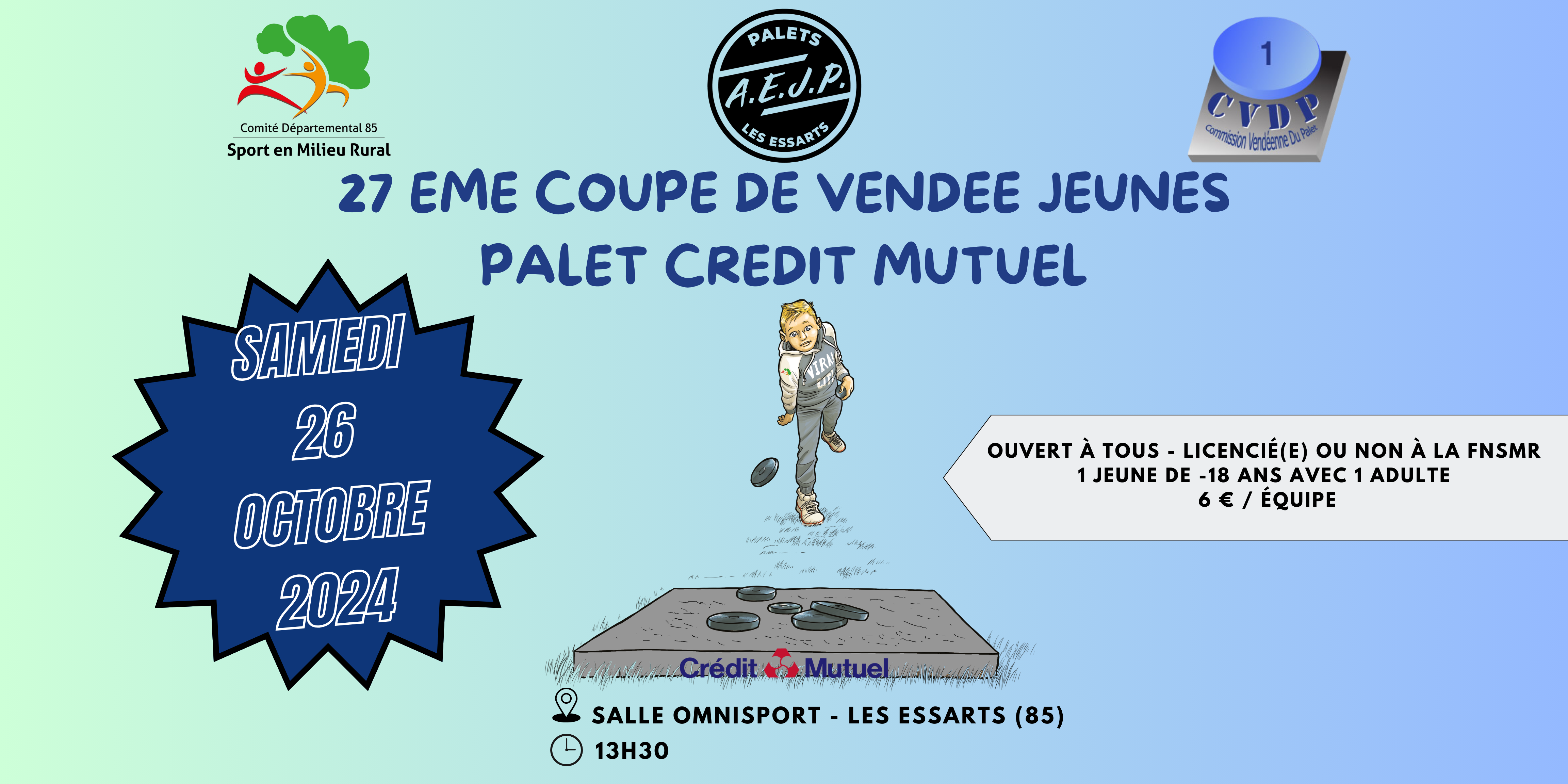 27ème Coupe de Vendée Jeunes Crédit Mutuel !