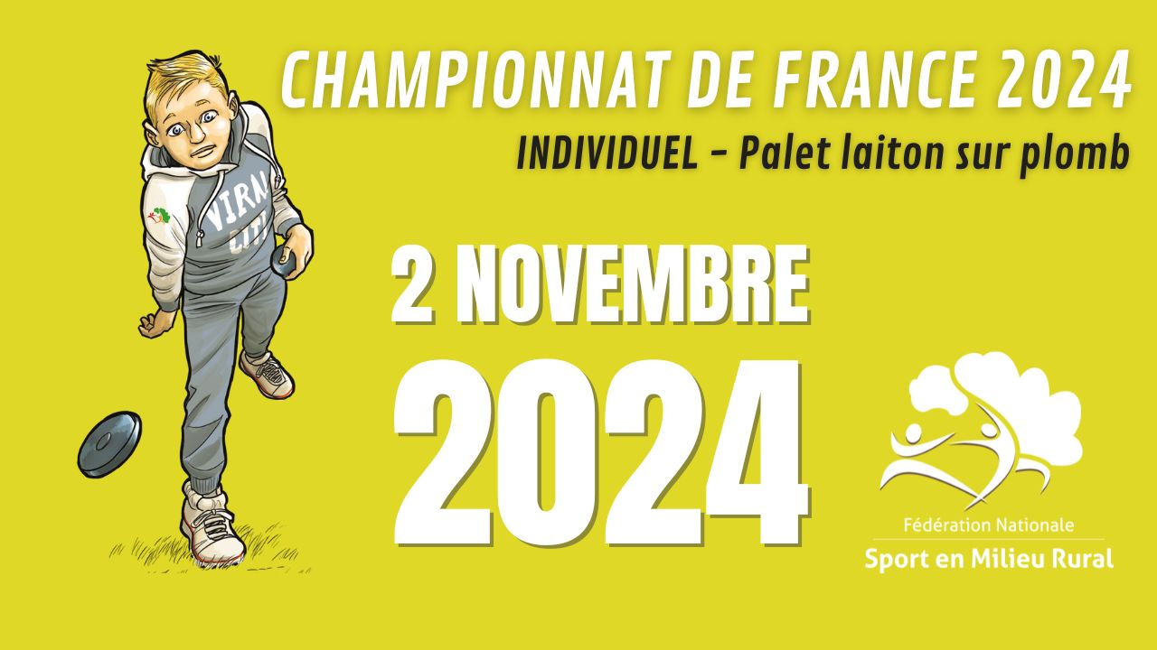 Championnat de France Palet Individuel 2024